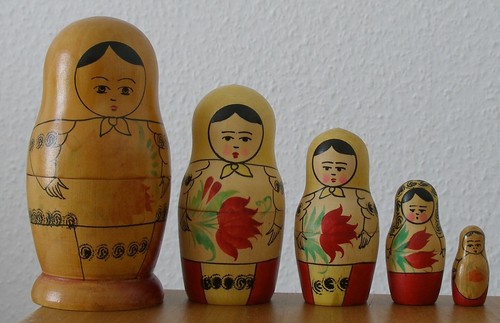 Russische matroschka - russische,