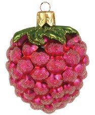 Christbaumschmuck Glas Himbeeren Obst Weihnachtskugeln Weihnachtsbaumschmuck