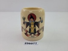 kleiner Bierkrug Steingut Keramik Münchner Kindl alt Vintage Deko #256077