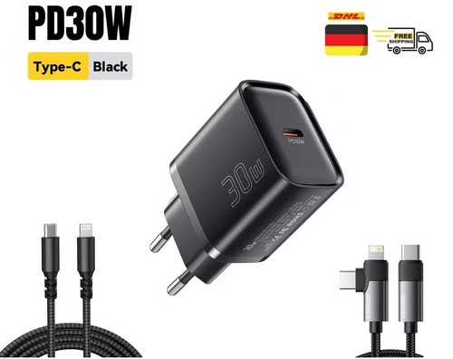 30w usb ganschnellladegerät - usb-c,