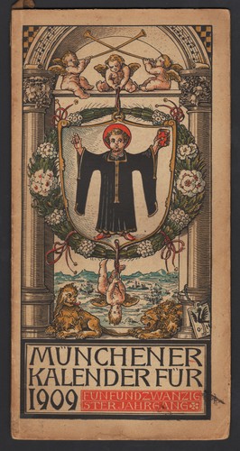 Münchener kalender 1909 - kalender,