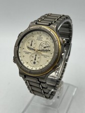 Citizen Titanium Chronograph Alarm Quartz 3510-351843 TA Armbanduhr 10bar 