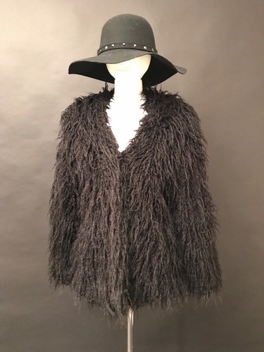 Fransenjacke 36 schwarz - .,