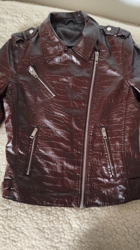 Italienische lederimitat jacke - italienische,