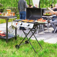 Tragbarer faltbarer Gasgrill