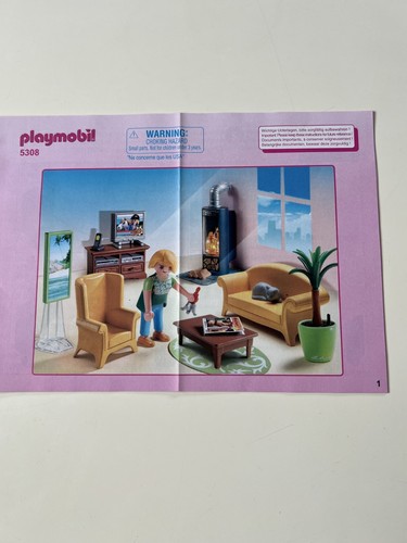 Playmobil bauplan kaminzimmer - playmobil,