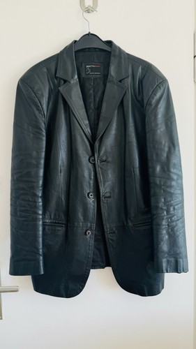 Herren lederblazer - lederblazer, /