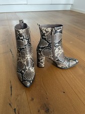 Stiefeletten Schlangenoptik