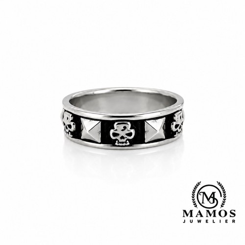 Herrenring totenkopf skull - totenkopf,