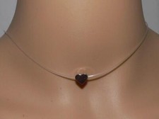 unsichtbare KETTE schwebende Perle Kreuz Herz Stern Auswahl Länge Motiv 103gg