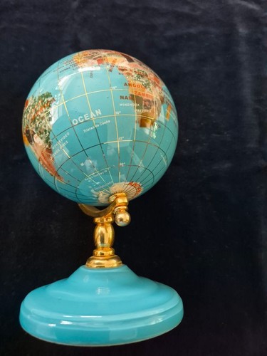 Vintage lapislazuli globus - vintage, lapislazuli-globus