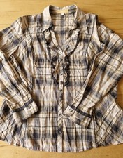 BIBA Bluse Gr.46 Beige-grau