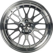 mbDESIGN Felge LV1 8,5x20 Zoll LK 5x112 ET45 ML 66.5 Silber glänzend lackiert