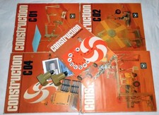 DDR Metall Baukästen CONSTRUCTION C01+C02+C03+C04+BA+2MOTOR EVP150,30M ü1060teil