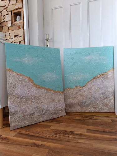 Leinwandbild set strand - -,