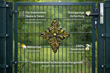 Schmiedeeisen Zaun Ornament