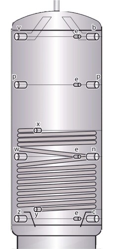 Solarspeicher 500l mit einer - solarspeicher,