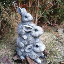 Steinfigur Tierfigur Hase