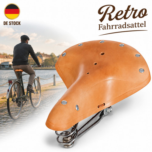 Fahrradsattel rindsleder - fahrradsattel,