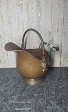 Kupfer Blumen Topf mit Porzellan Griff Henkel Topf Löwen Köpfe