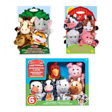 Handpuppen Tiere Plüsch Handspielpuppen Set Bauernhof  Zoo Melissa & Doug