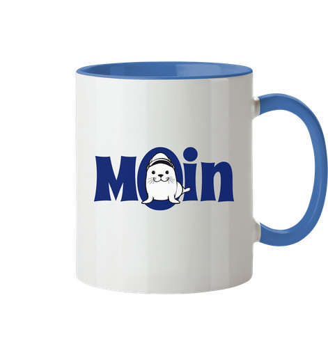 Moin design mit heuler tasse - moin,