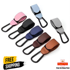 1/2x Leder Buggy Clips