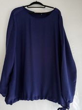 Monari, Langarmshirt, Blau mit