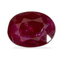 Natürlicher Rubin (Manik) 1,28 Karat staatlich laborzertifiziert - IIGJ