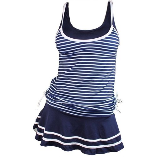 Damen tankini gestreift - damen,