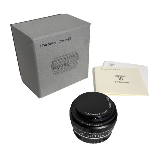Ttartisan 25mm mft - 25mm, f2.0