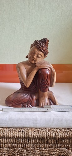 Dekofigur buddha massivholz - buddha,