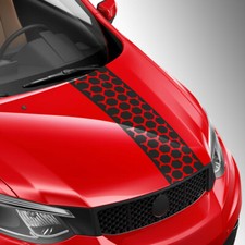 Auto Aufkleber Streifen Waben Abstrakt Bienenwaben Pixel Hexagon Sticker #1358