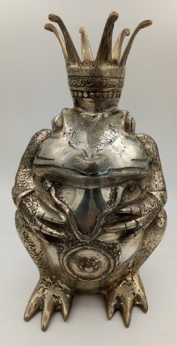 Froschkönigfigur bronzefigur - froschkönigfigur,