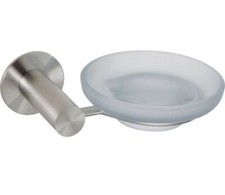 Seifenschale Glas Edelstahl