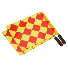 Schiedsrichter Fahne 2Pack Schiedsrichter Flagge Linienrichter Fahne Kariert
