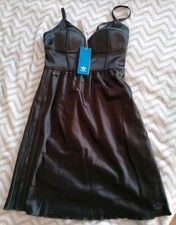 Adidas Kleid, Schwarz, 2xs