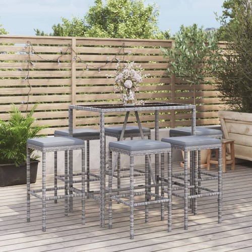 Gartenbar set mit kissen - gartenbar,