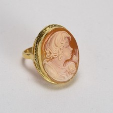 Ring silber 925 vergoldet - ring, mit