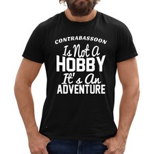 PERSONALISIERTES SCHWARZES T-SHIRT KONTRABOTT ES IST KEIN HOBBY ES IST EIN ABENTEUER SPASS