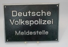 original VP DDR Schild für