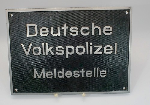 Original ddr schild für - vp,