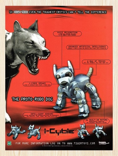 2000 cybie robotic dog - 2000,