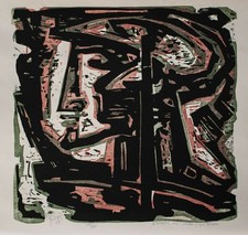 Farbholzschnitt Max Kaus