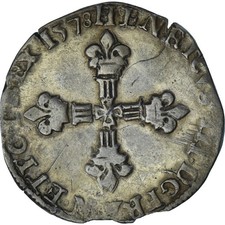 Frankreich, Henri III, 1/4 Ecu