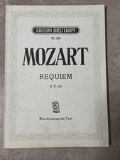 Klavierauszug Mozart Requiem