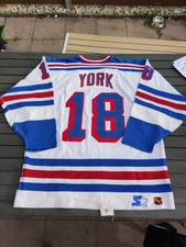 Mike York New York Rangers Game Worn Jersey
