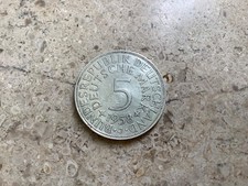 5 DM Silberadler 1958 J Sehr