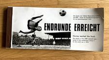 Heft / Buch DDR Fußballnationalmannschaft WM 1974 "Endrunde erreicht"