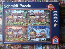 PUZZLE - (2000 Teile) - JAHRESZEITEN-HAUS (Schmidt) Steve Crisp